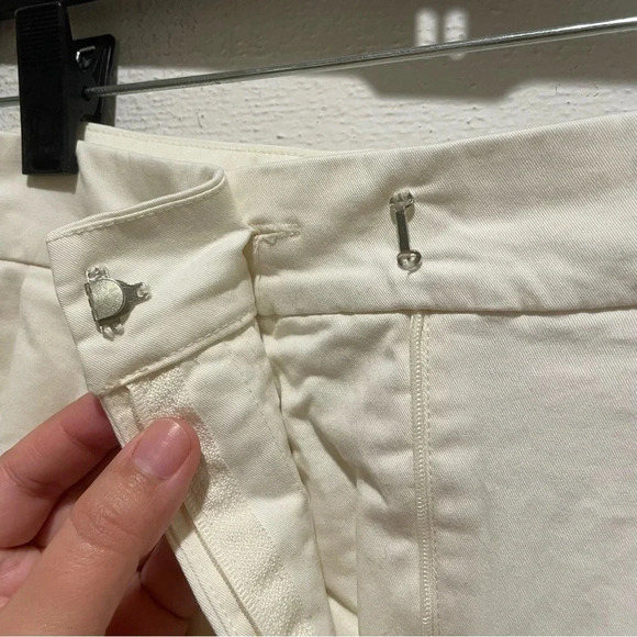 NWT Anthropologie Du Paradis Pleated Wide-Leg Cargo Pants in Stone Dust Size 12 - Picture 13 of 16